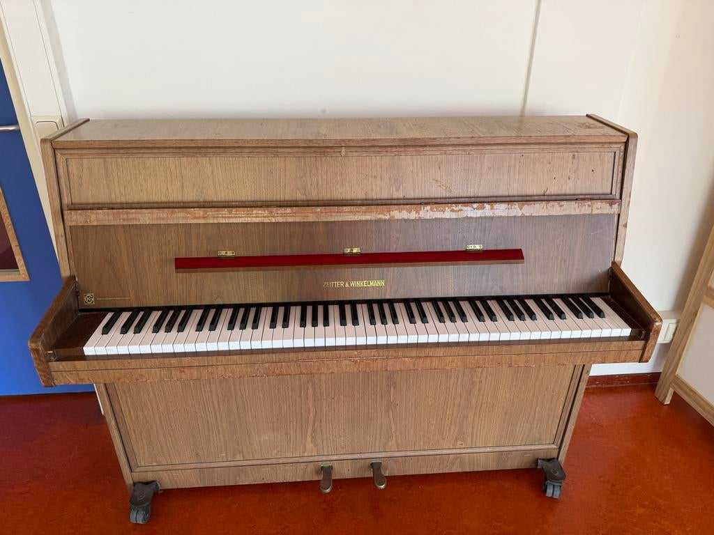 Gebruikte piano - Staat onbekend, Ophalen, Gebruikt, Bruin, Piano