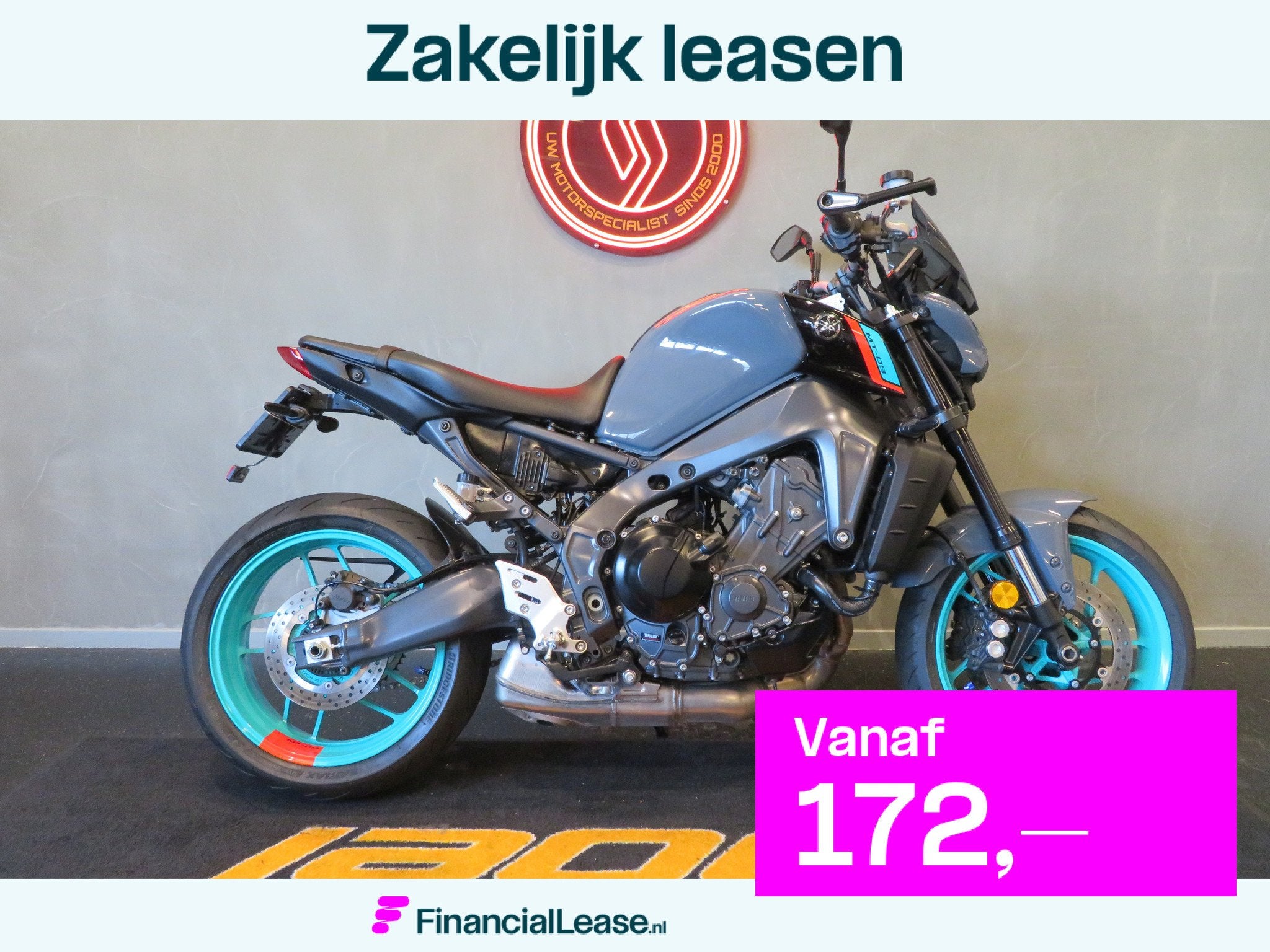 Yamaha MT 09 MT09 ABS NIEUWSTAAT! INRUIL?, 899 cc, Bedrijf, Naked bike