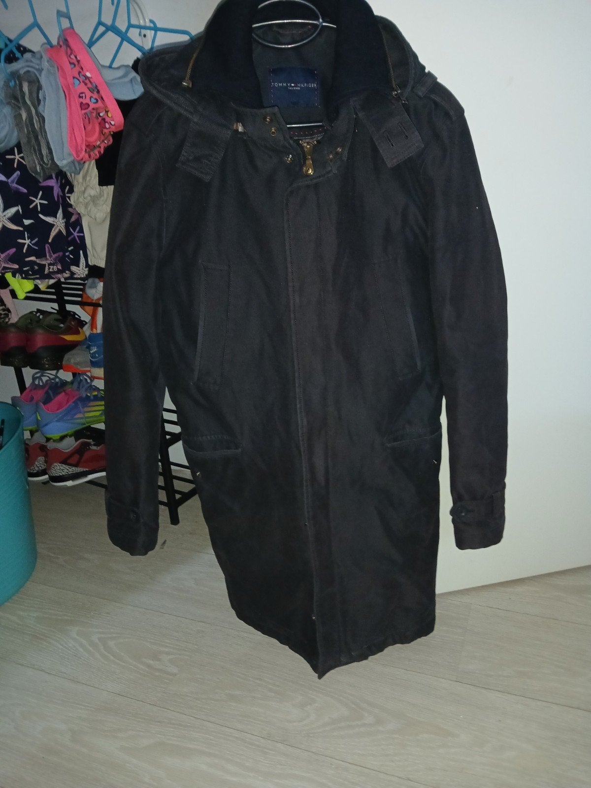 Tommy Hilfiger Tailored Heren Winterjas - Zwart, Kleding | Heren, Zwart, Tommy Hilfiger, Ophalen of Verzenden, Zo goed als nieuw