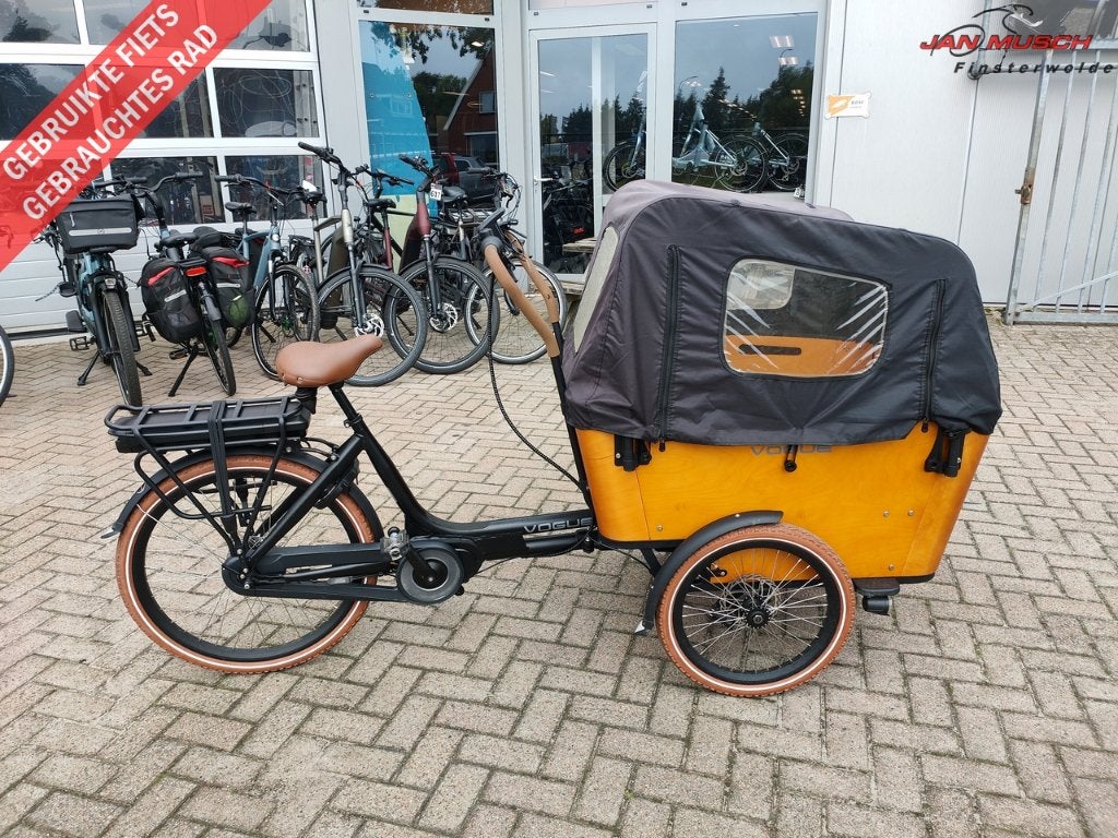 Vogue Carry 3 Elektrische Bakfiets, 4 kinderen of meer, Huif, Zo goed als nieuw, Schijfrem