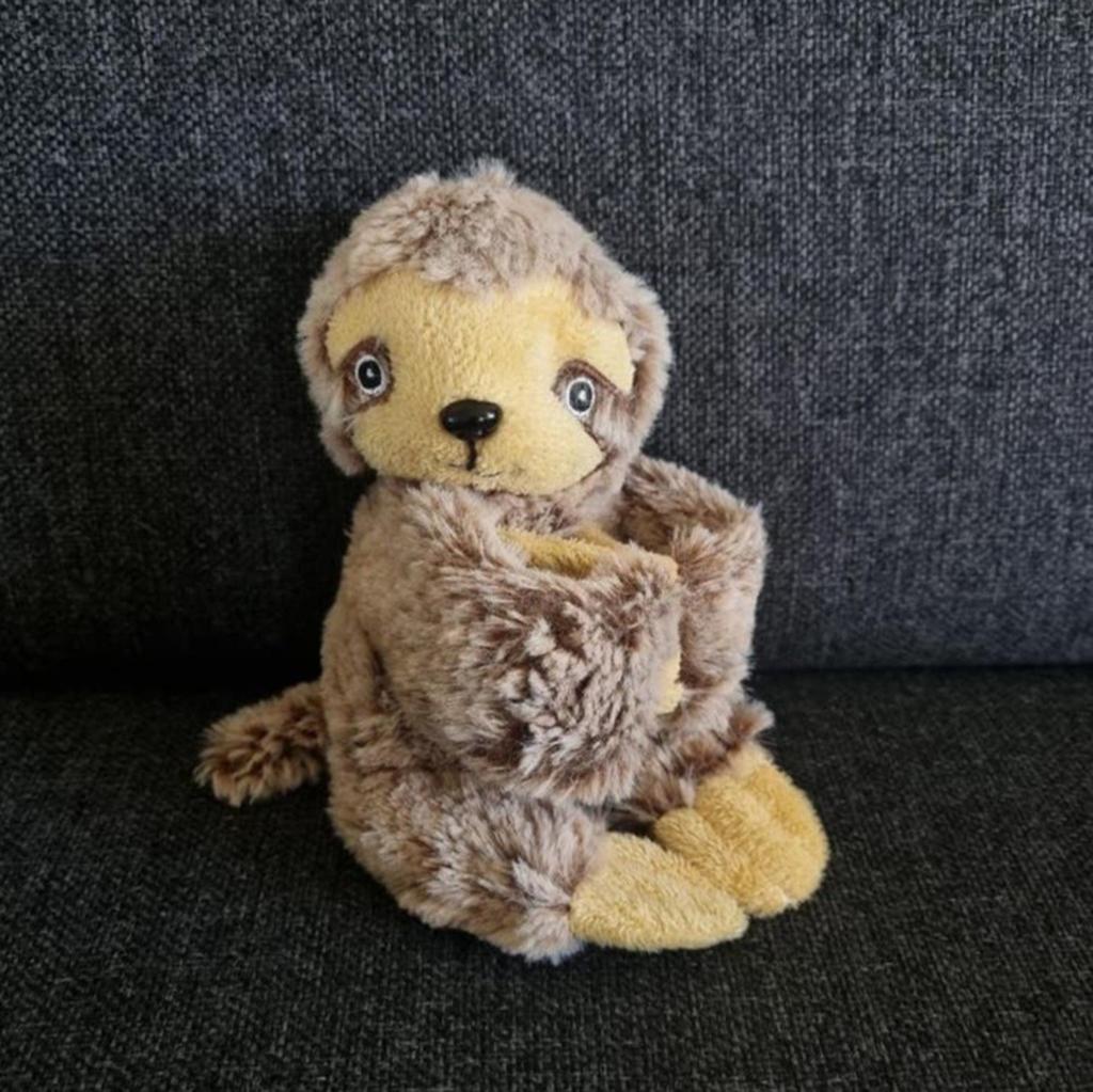 Luiaard knuffel capibara met krul armen, Ophalen of Verzenden, Overige typen
