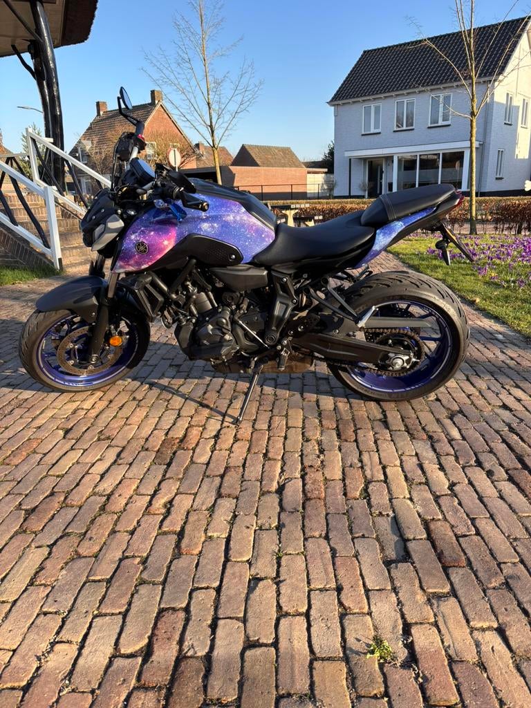 Yamaha Mt07 met wrap!, Motorrijbewijs A, Gebruikt, Particulier, ABS