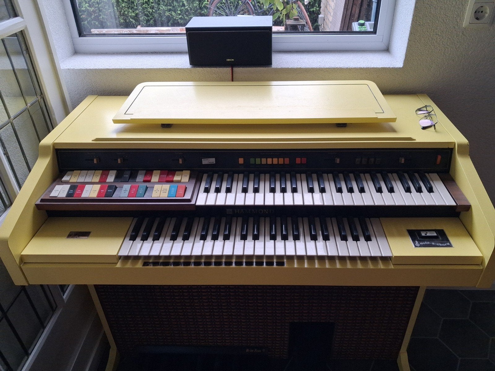 Vintage Hammondorgel met 2 klavieren en pedalen, Muziek en Instrumenten, Ophalen of Verzenden, Gebruikt, 2 klavieren, Hammondorgel