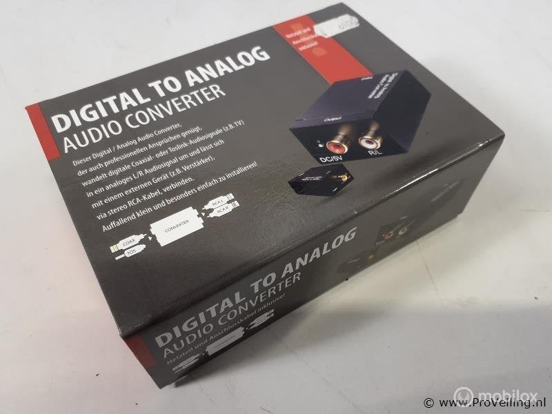 Online Veiling: Digitaal naar analoge audio converter, Nieuw