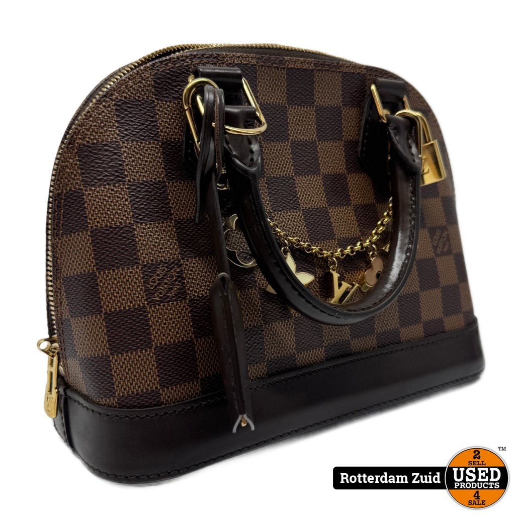 Louis Vuitton Alma BB Damier Ebene | Echtheid Gecontroleerd, Sieraden, Tassen en Uiterlijk, Tassen | Damestassen, Louis Vuitton