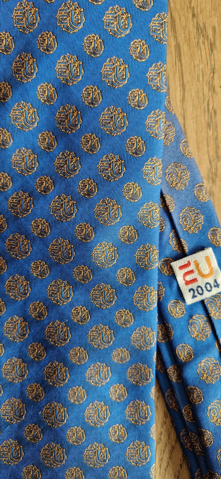 STROPDAS EU-Voorzitterschap Nederland 2004 (100% Zijde), Ophalen of Verzenden, Zo goed als nieuw