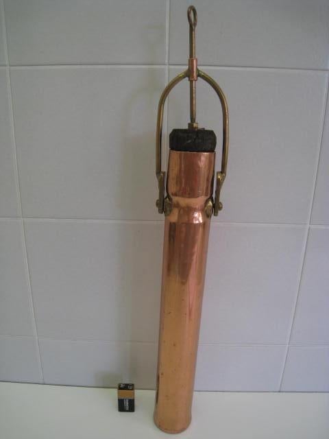 Bewaarkolf voor vloeistoffen en stalen. H 56cm, perfekt !!, Antiek en Kunst, Ophalen of Verzenden