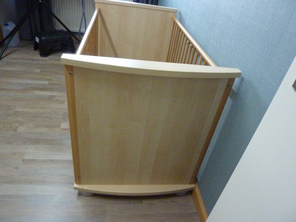 PAIDI stevig kinder ledikant beukenhout ABZ matras als nieuw, Kinderen en Baby's, Ophalen, Zo goed als nieuw, Ledikant