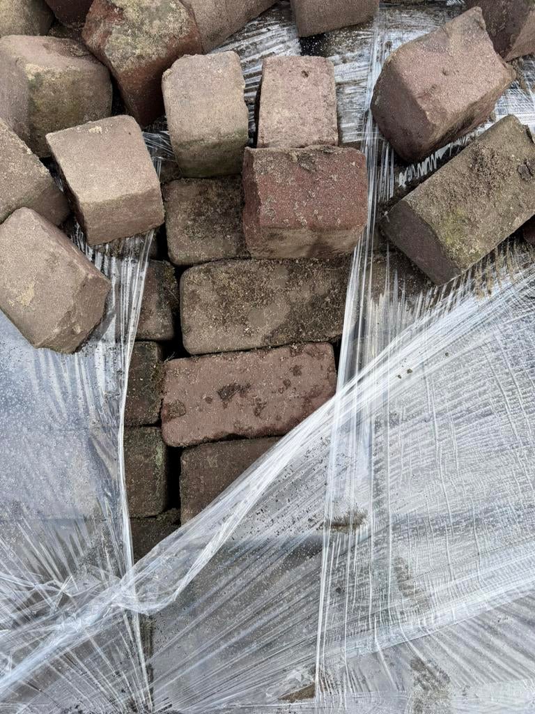 Oud gebakken KK klinkers circa 17 m2, Ophalen, Keramiek, Klinkers