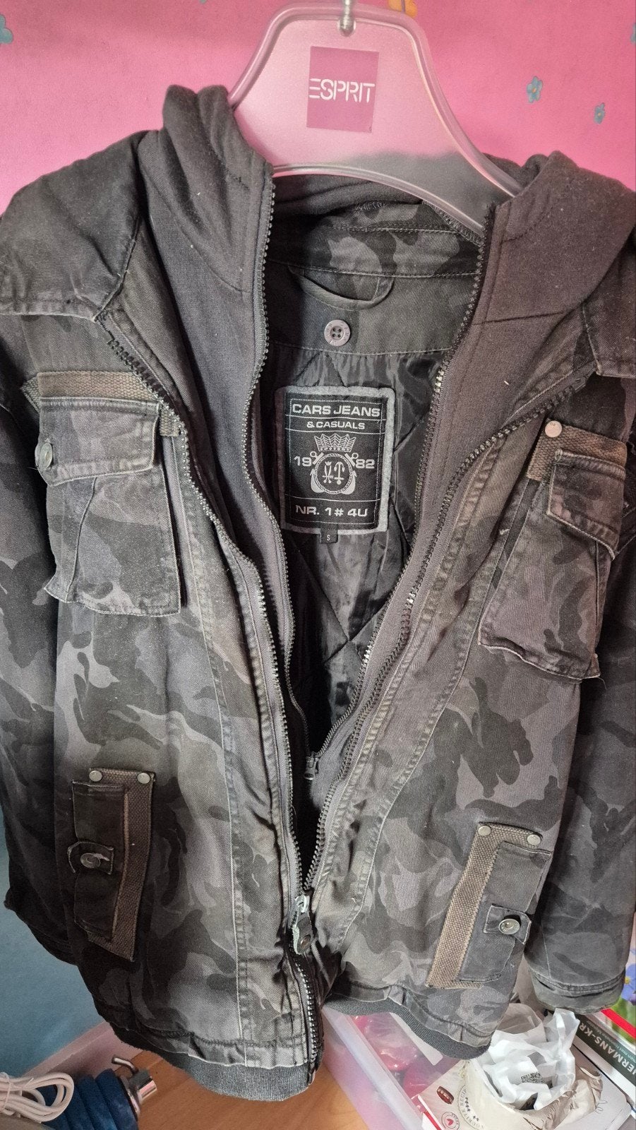 CARS JEANS & CASUALS camouflage jas maat S, CARS JEANS & CASUALS, Meerkleurig, Ophalen of Verzenden, Gedragen