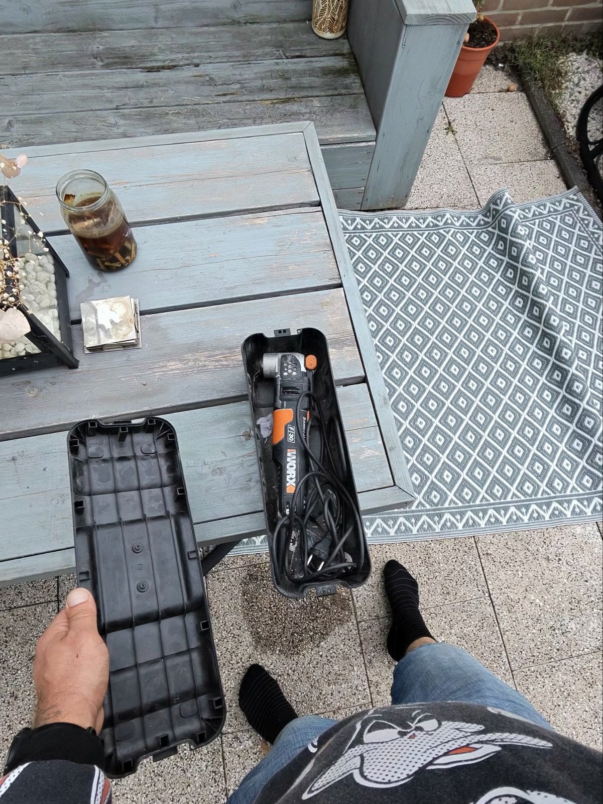 Multitool van Worx - Gebruikt maar werkt perfect, Ophalen, Gebruikt, Multitool, Overige merken