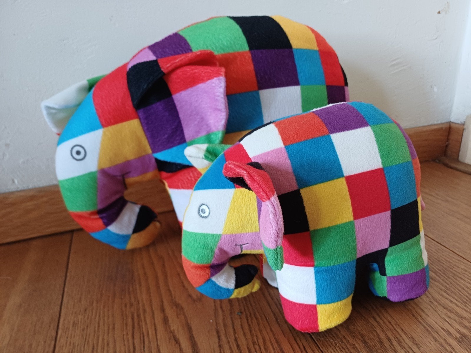 elmer knuffel knuffels olifant kleurtjes, Ophalen of Verzenden, Zo goed als nieuw, Olifant