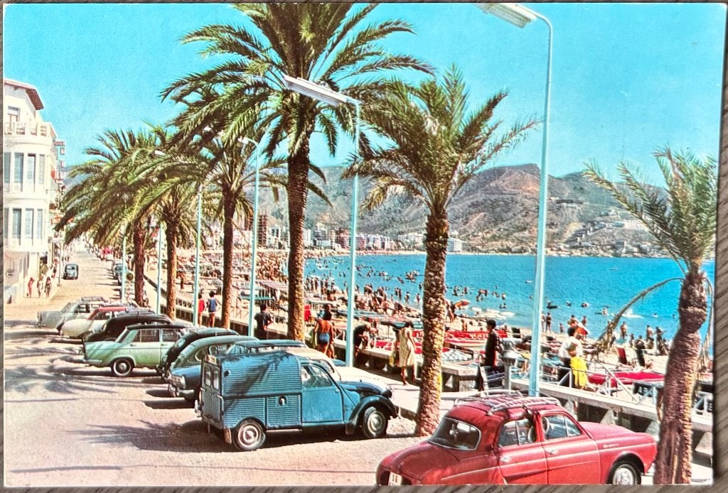 Auto's - Citroen 2CV - Besteleend - Benidorm - Spanje - 1966, Verzenden, 1960 tot 1980, Spanje