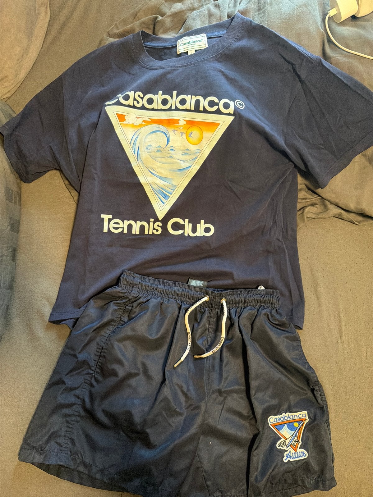 Casablanca zomersetje maat S donkerblauw nieuw, Ophalen, Nieuw