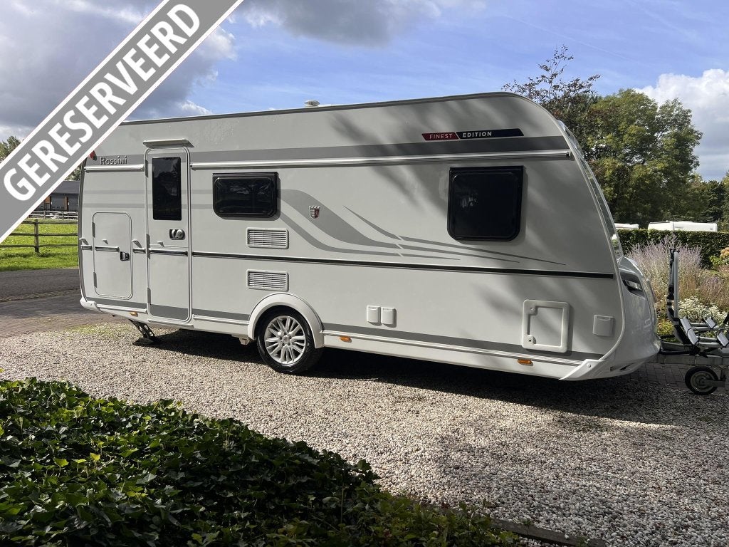 Tabbert Rossini 520 DM Mover | Airco | Stapelbed, Tabbert, Bedrijf, Treinzit, 5 tot 6 meter