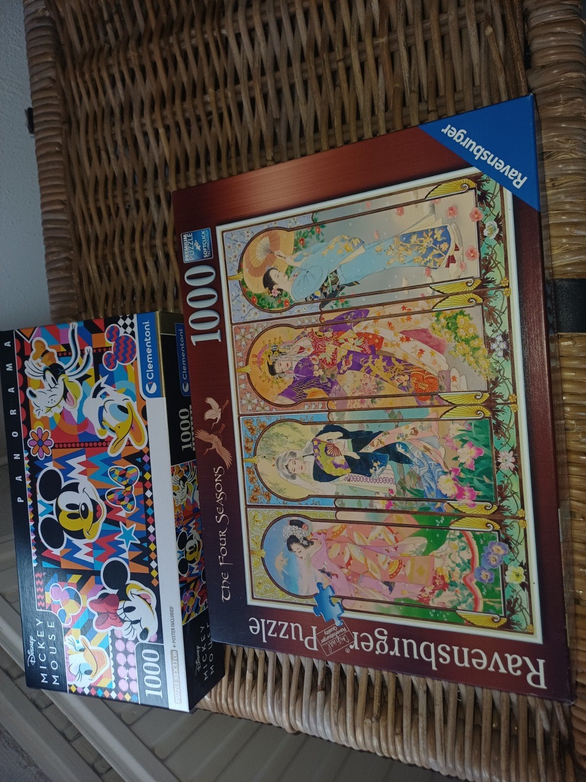 2 mooie puzzels, Hobby en Vrije tijd, Denksport en Puzzels, Ophalen, 500 t/m 1500 stukjes, Zo goed als nieuw