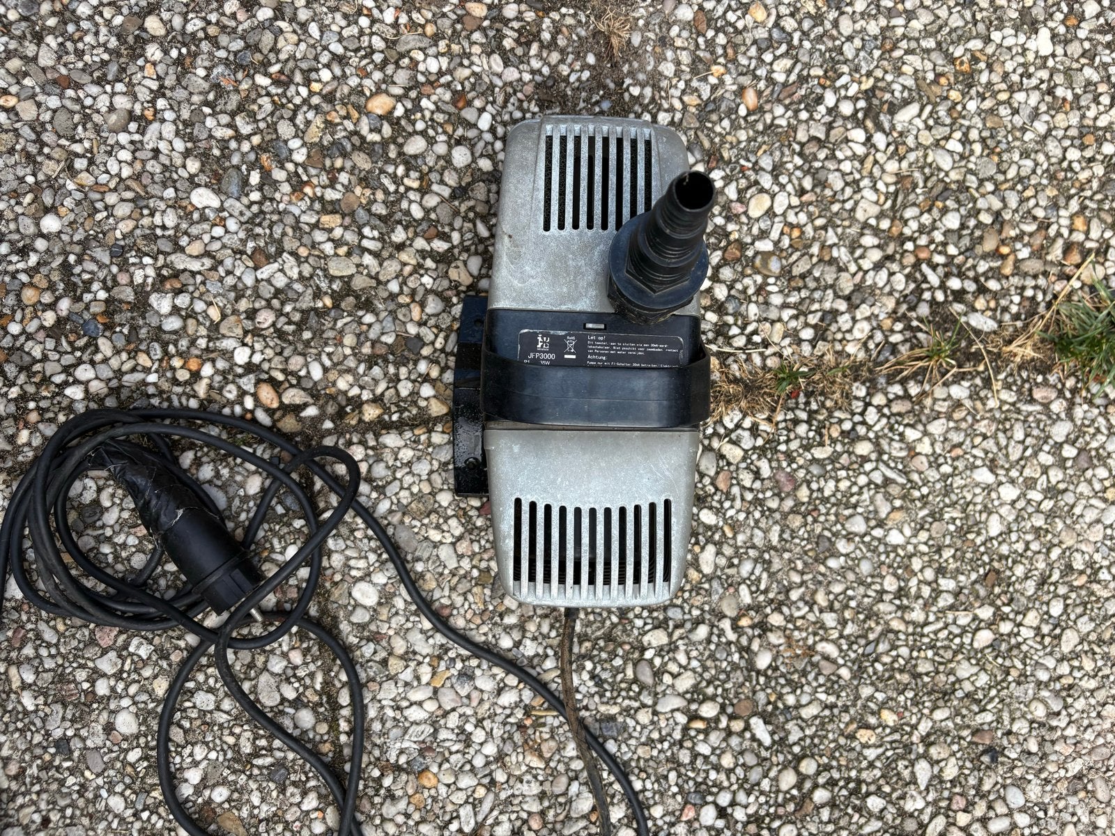 Gebruikte dompelpomp voor vijver of waterafvoer, Ophalen, Gebruikt, Elektrisch, Dompelpomp