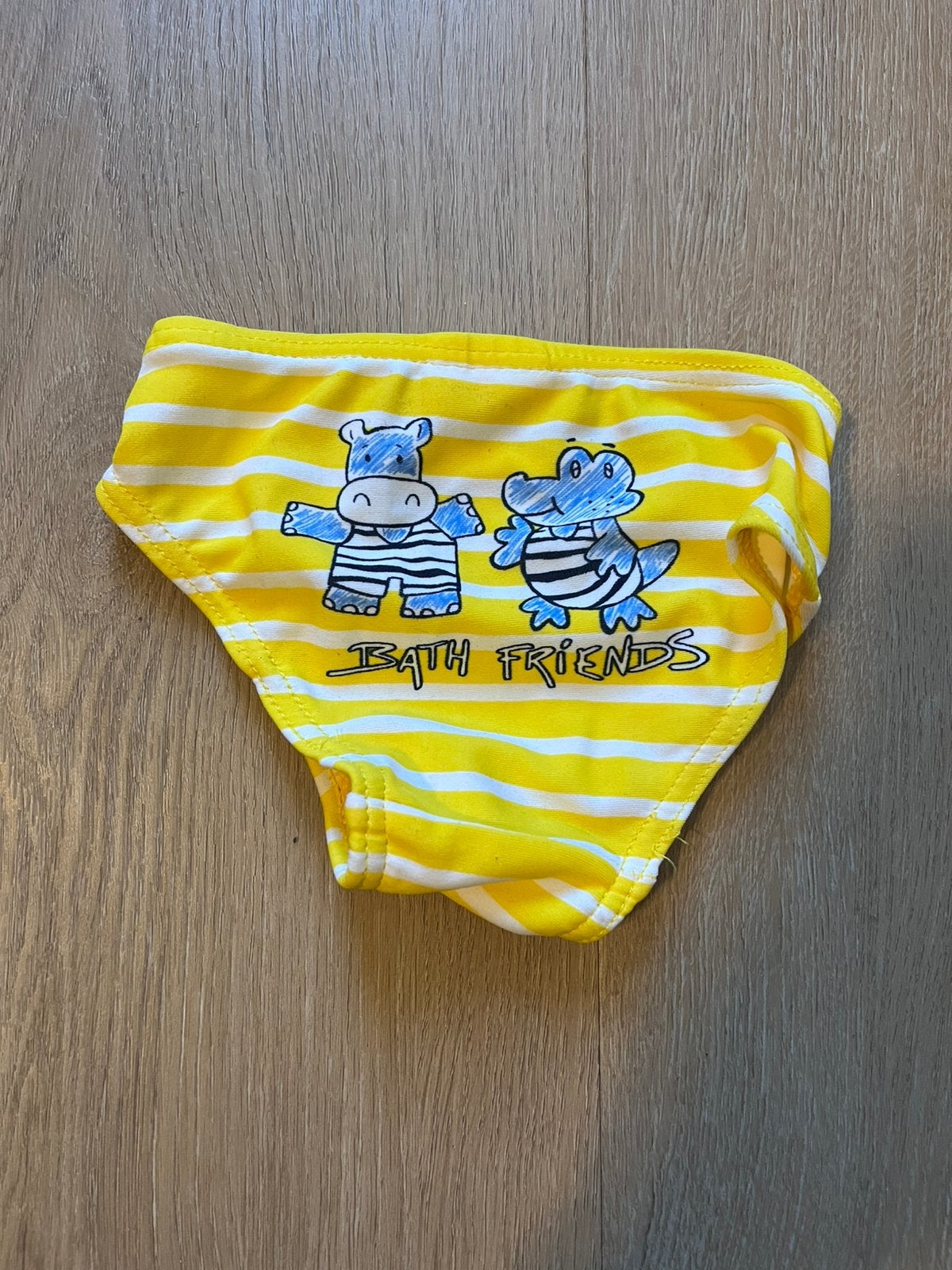 Zwembroekje jongen feetje geel maat 62, Ophalen of Verzenden, Zo goed als nieuw, Jongetje, Zwembroek