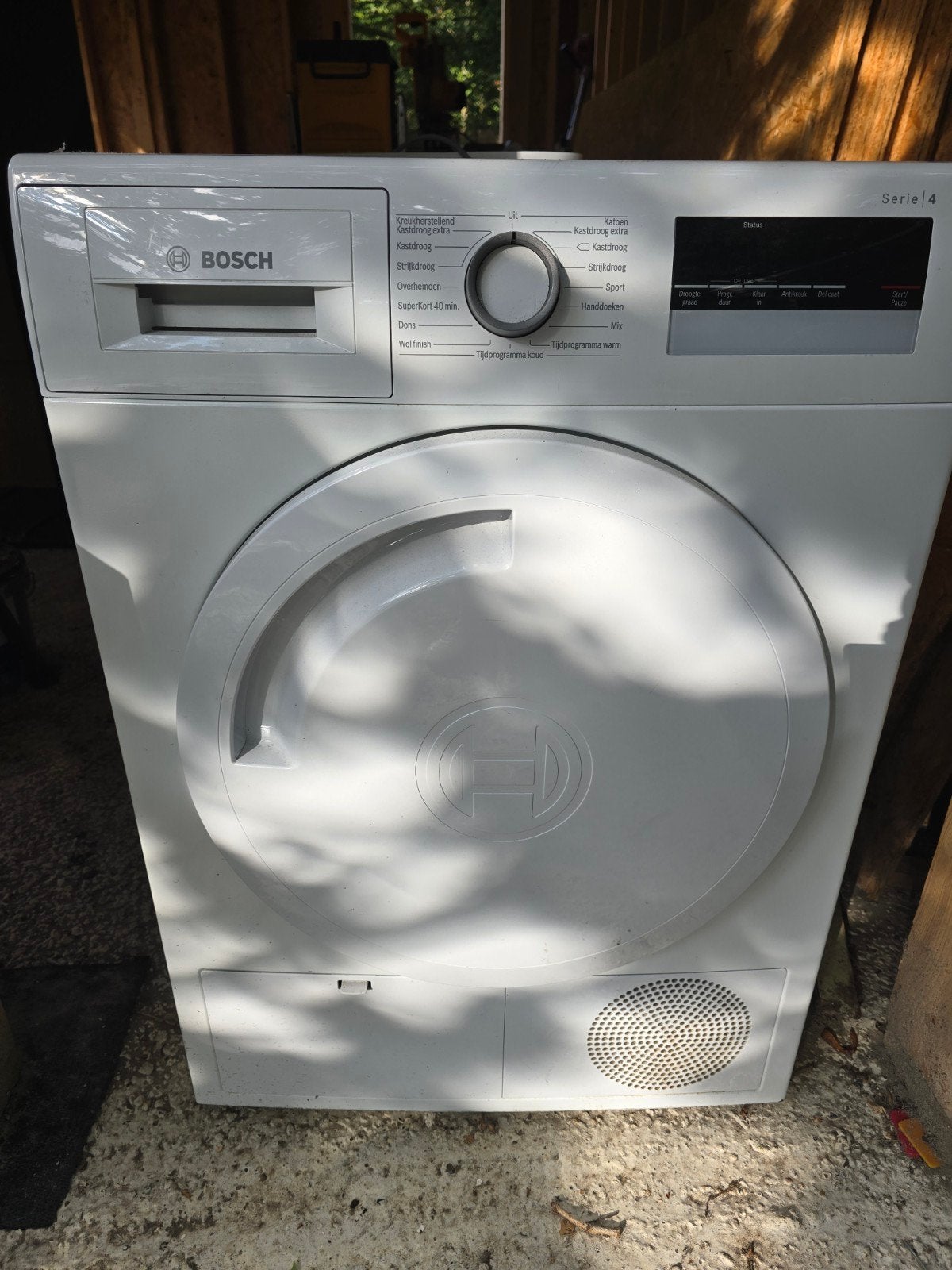 Bosch Serie 4 Droger - Gebruikt, Witgoed en Apparatuur, Wasdrogers, 6 tot 8 kg, Gebruikt, Anti-kreukfase, Ophalen of Verzenden