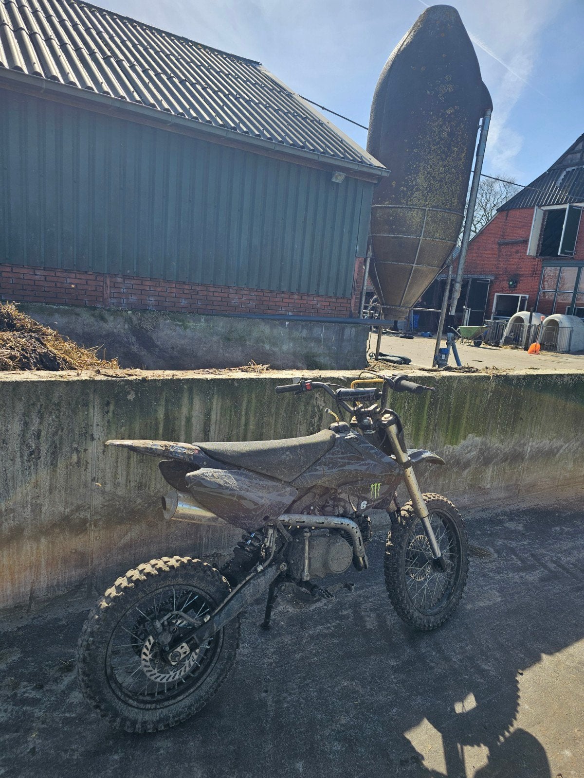 pitbike 125cc, Fietsen en Brommers, Brommers | Derbi, Ophalen of Verzenden