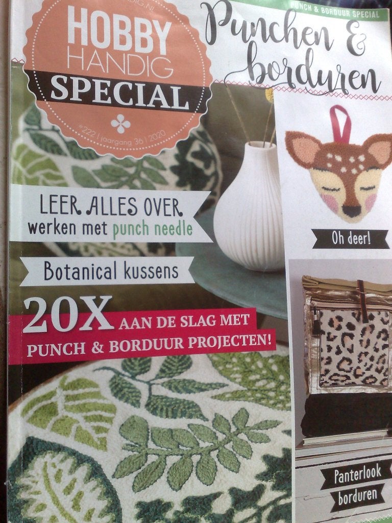 Hobby handig special , punchen & borduren, Verzenden, Zo goed als nieuw, Patroon