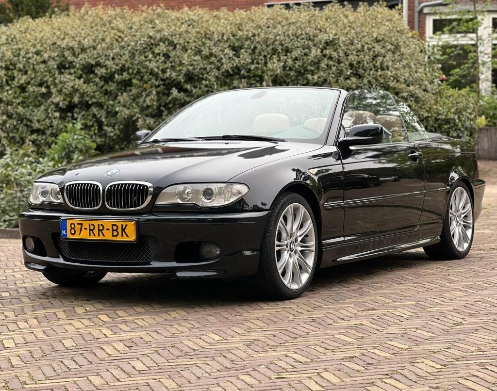 BMW 3-Serie 2.2 CI 320 Cabriolet 2004 Zwart, 2171 cc, Achterwielaandrijving, 4 stoelen, Zwart
