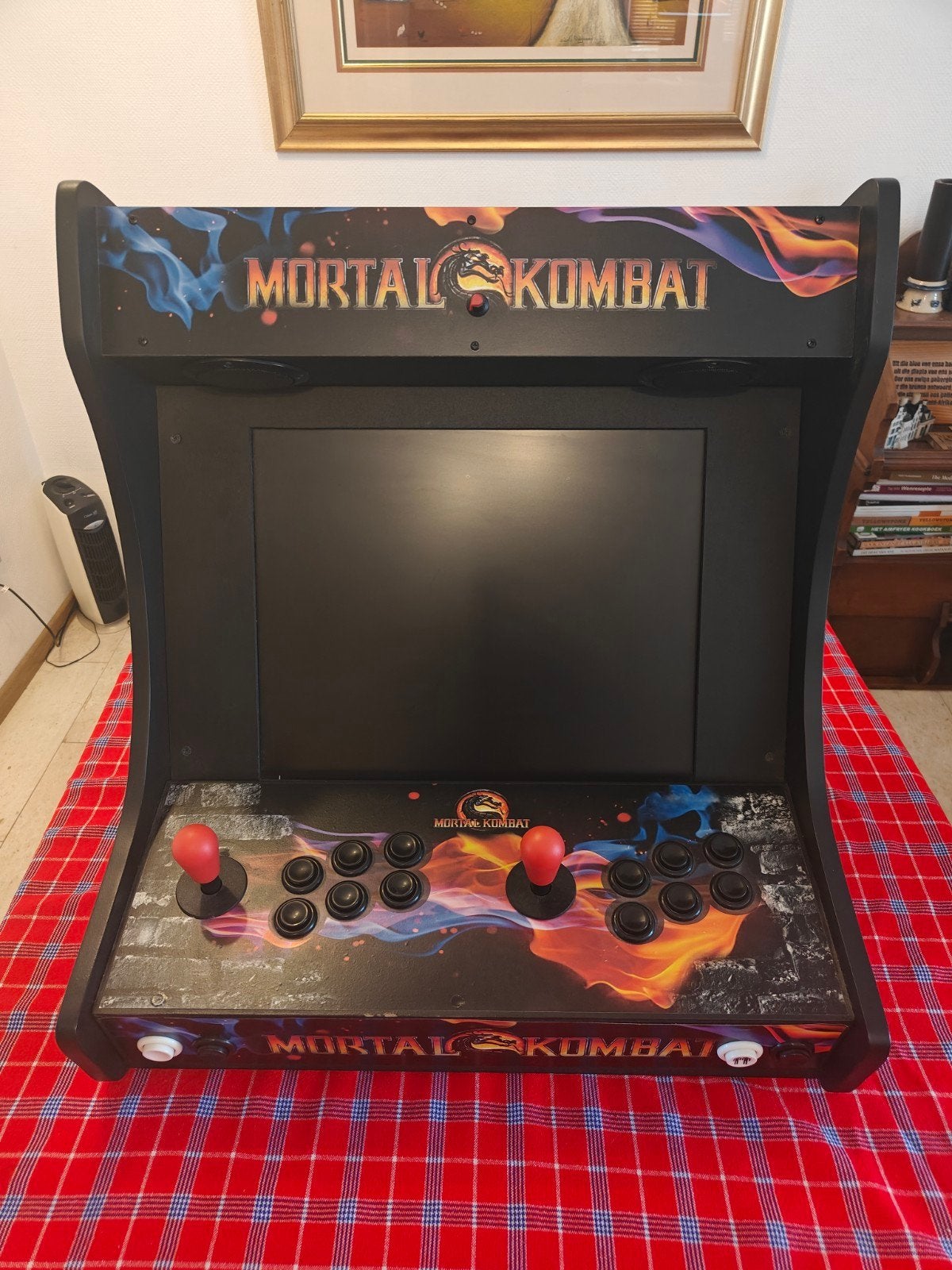 Arcade Machine met Mortal Kombat thema en 6000+ games, Ophalen, Overige merken, Zo goed als nieuw