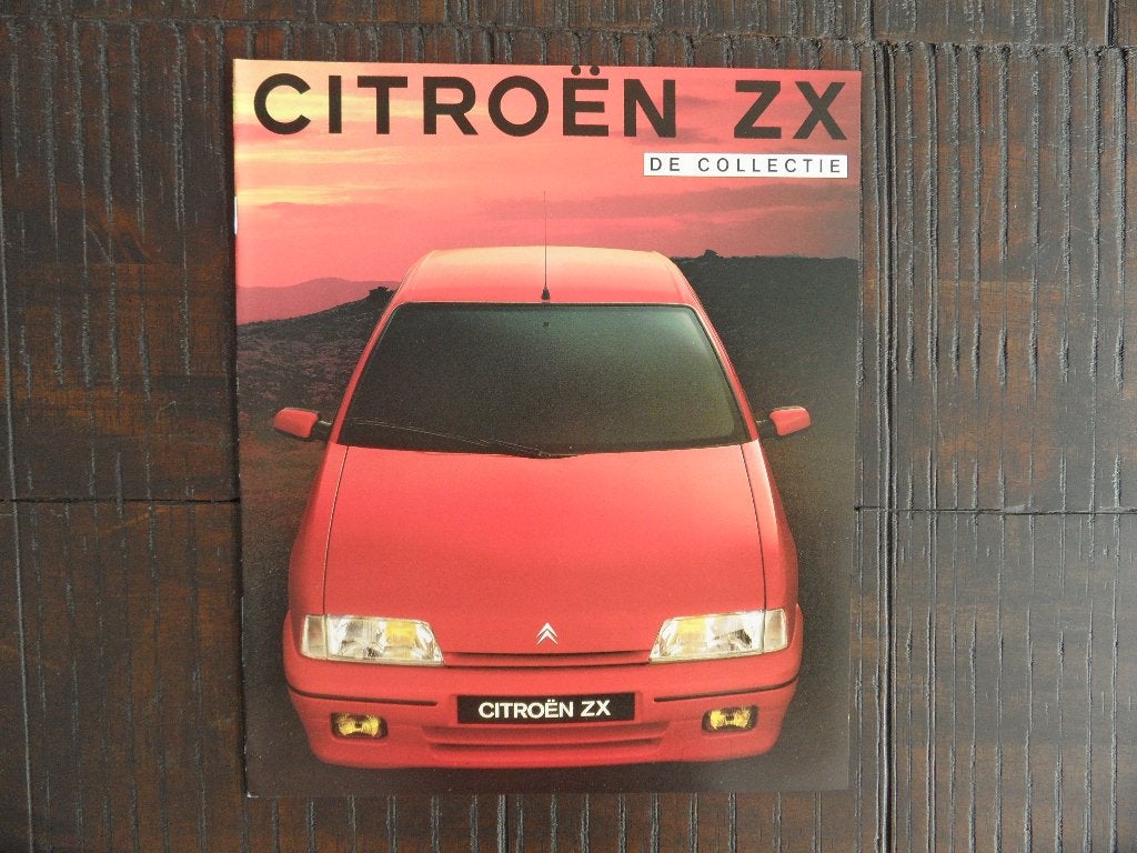 Autofolder : Citroën ZX – de collectie 1991, Ophalen of Verzenden, Nieuw, Citroën