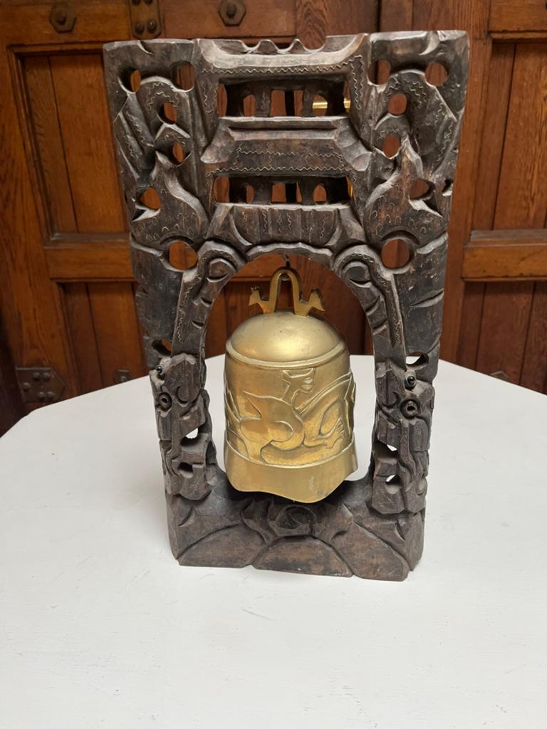 Oosterse gong., Ophalen, Brons