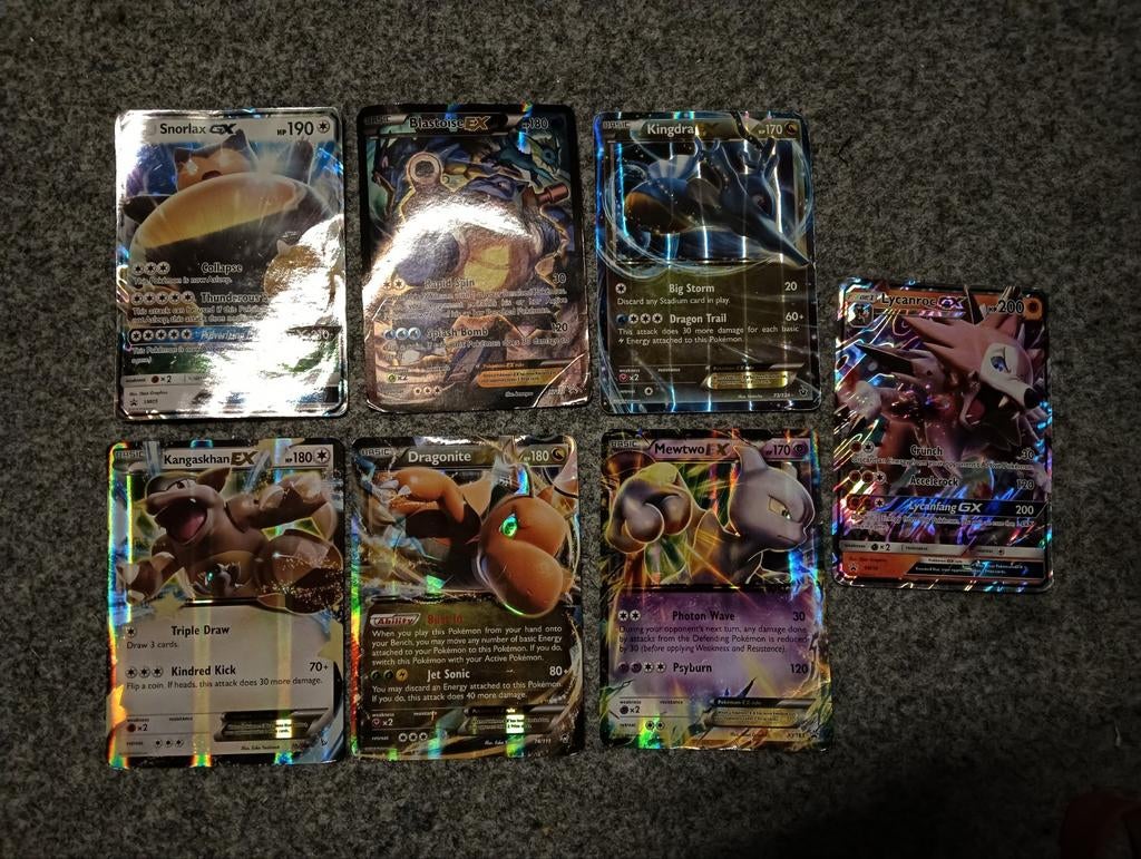 Pokémon jumbo  kaarten GX EX -, Ophalen of Verzenden, Meerdere kaarten