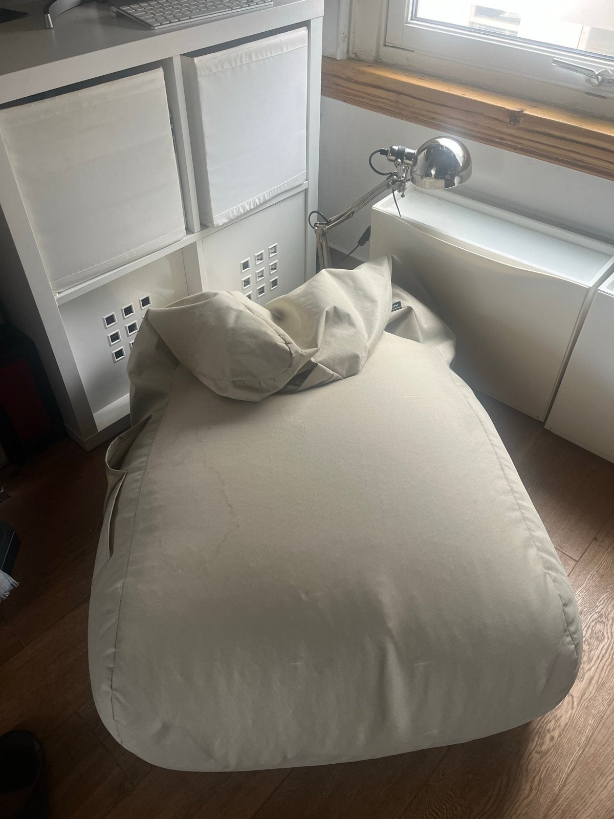 Casacomfy Zitzak, Huis en Inrichting, Ophalen, Gebruikt, Beige, Zitzak