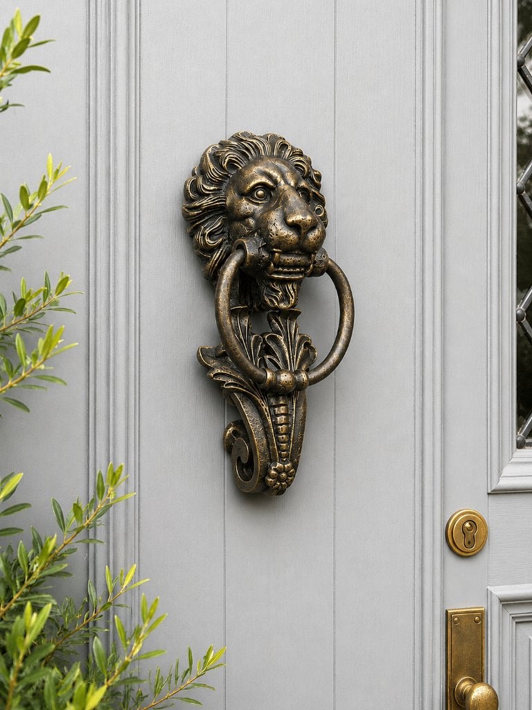 GROTE DEURKLOPPER / LEEUWENKOP / LEEUW, Tuin en Terras, Huis en tuin decoratie Marie, Nieuw, Info@huisentuindecoratiemarie.nl