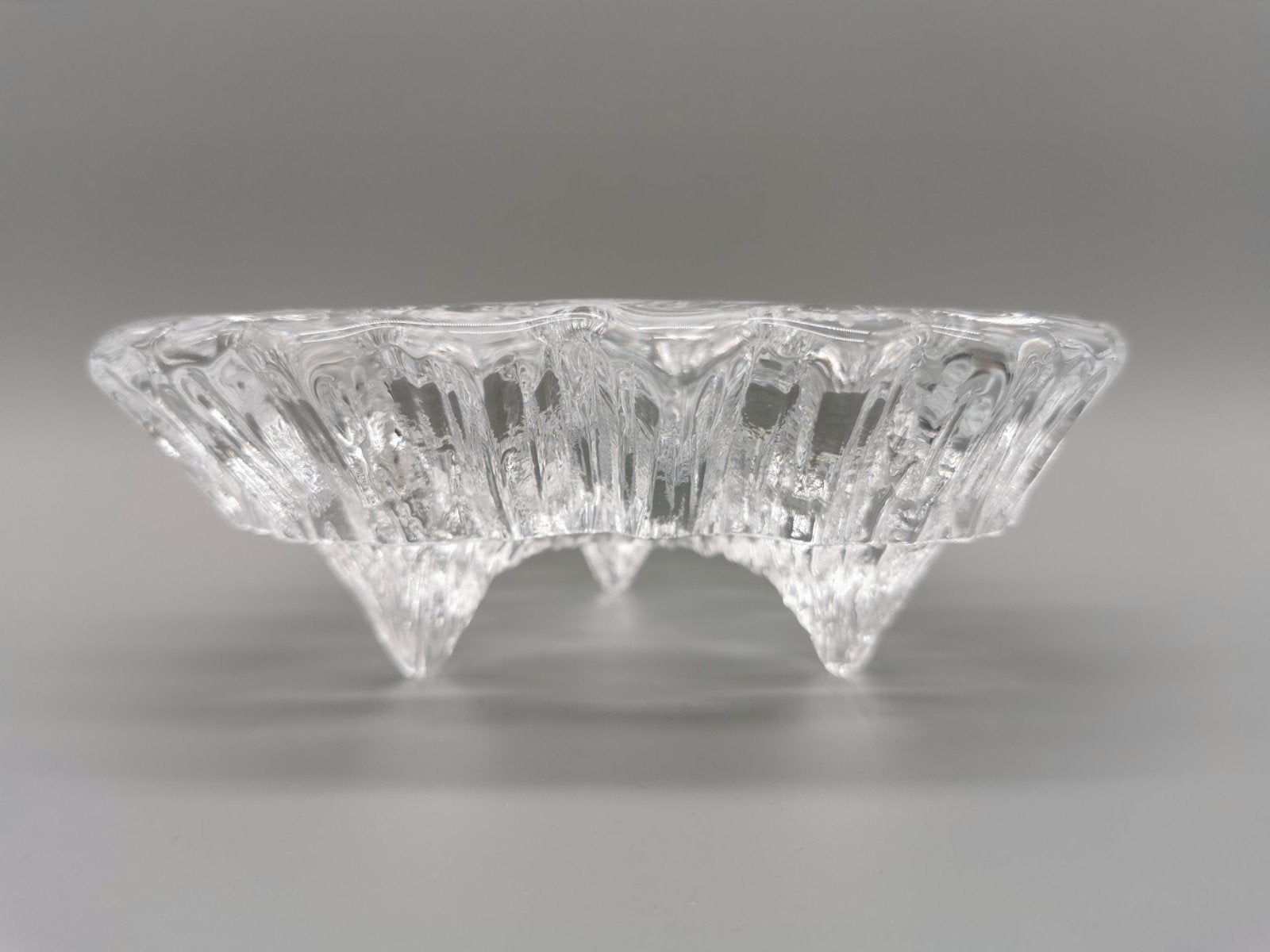 Nybro Zweden retro vintage ice berg design kandelaar, Verzenden