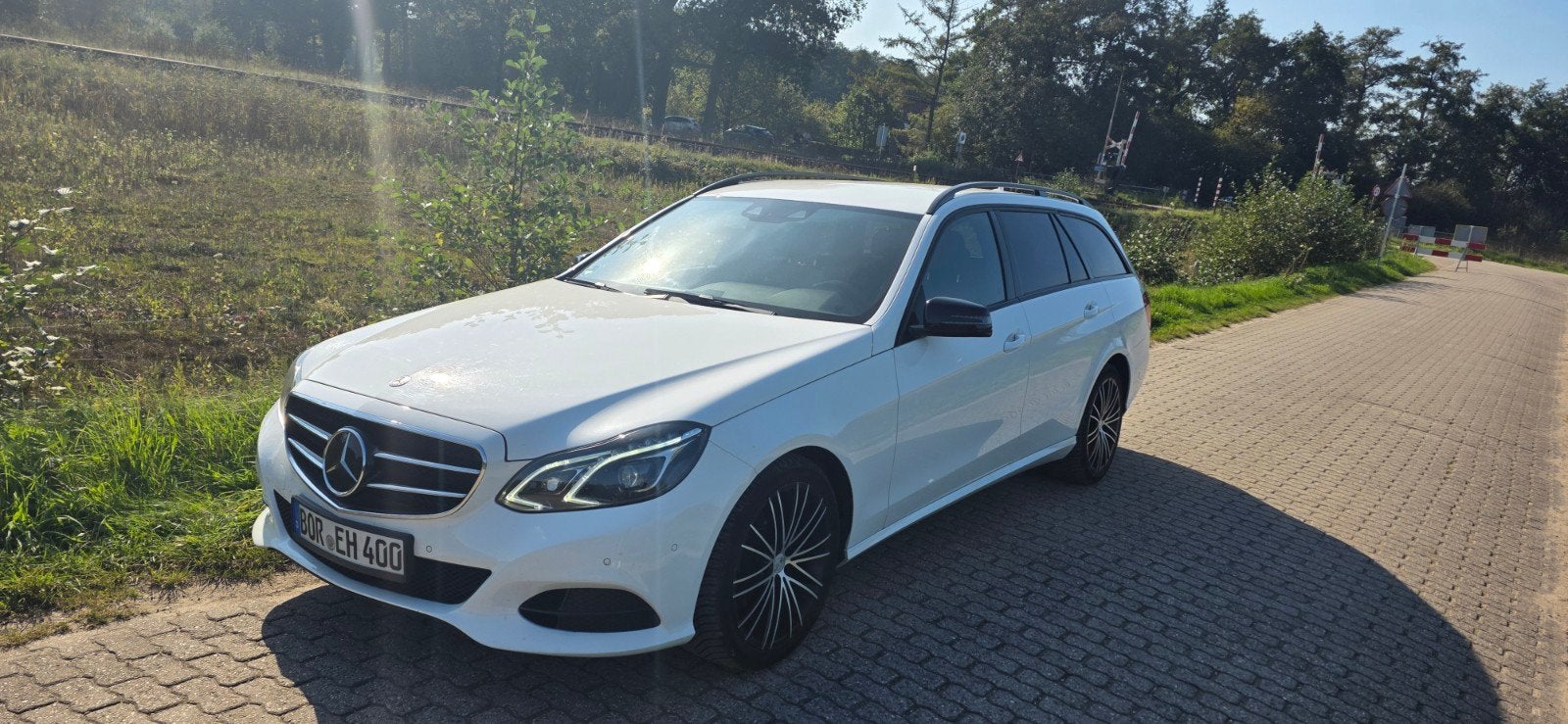 Mercedes Benz E200 bluetec, Auto's, Automaat, Zwart, Leder en Stof, Stationwagon