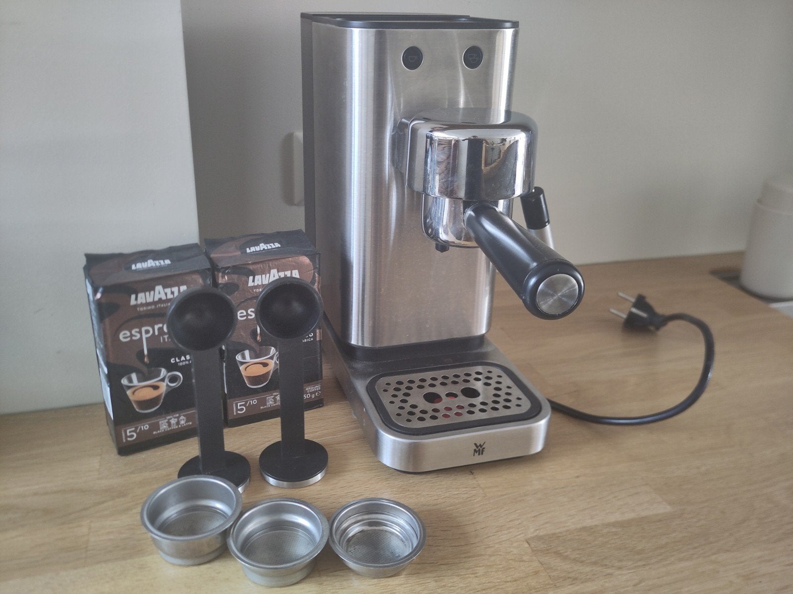 WMF Espressomachine met stoom, Ophalen, Espresso apparaat, Gemalen koffie, Zo goed als nieuw