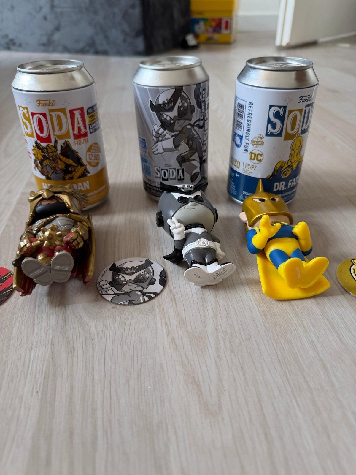 Funko Soda Figuren: Hawman, Black Adam, Dr. Fate, Ophalen of Verzenden, Zo goed als nieuw