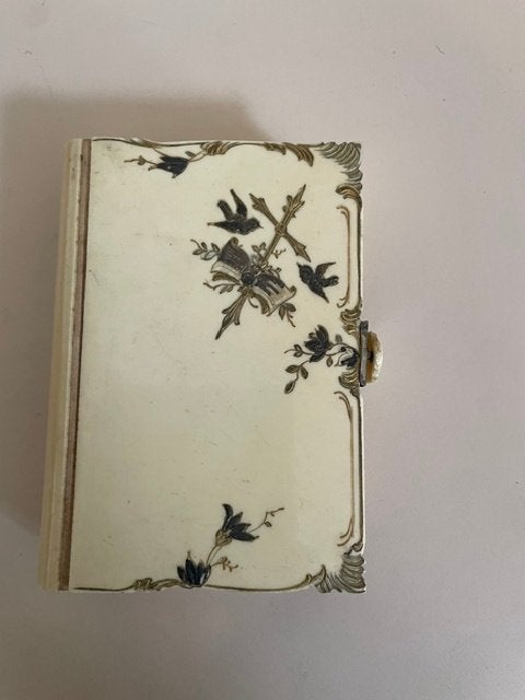 Antiek katholiek gebedenboek missaal. Ivoirine kaft 1892., Ophalen