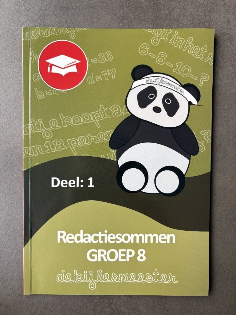 Redactiesommen Groep 8 deel 1 - de bijlesmeester, Overige vakken, Nieuw, Overige niveaus, De bijlesmeester