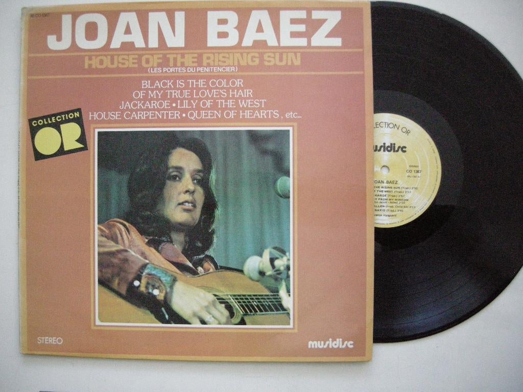 Joan Baez House Of The Rising Sun - LP vinyl zgan, Cd's en Dvd's, Vinyl | Pop, Ophalen, Zo goed als nieuw, 12 inch