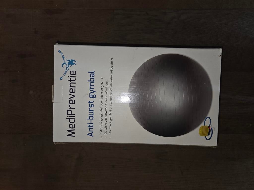 MediPreventie Anti-Burst Gymbal - Fitness & Zitbal, Sport en Fitness, Ophalen, Nieuw, Buik, Fitnessbal