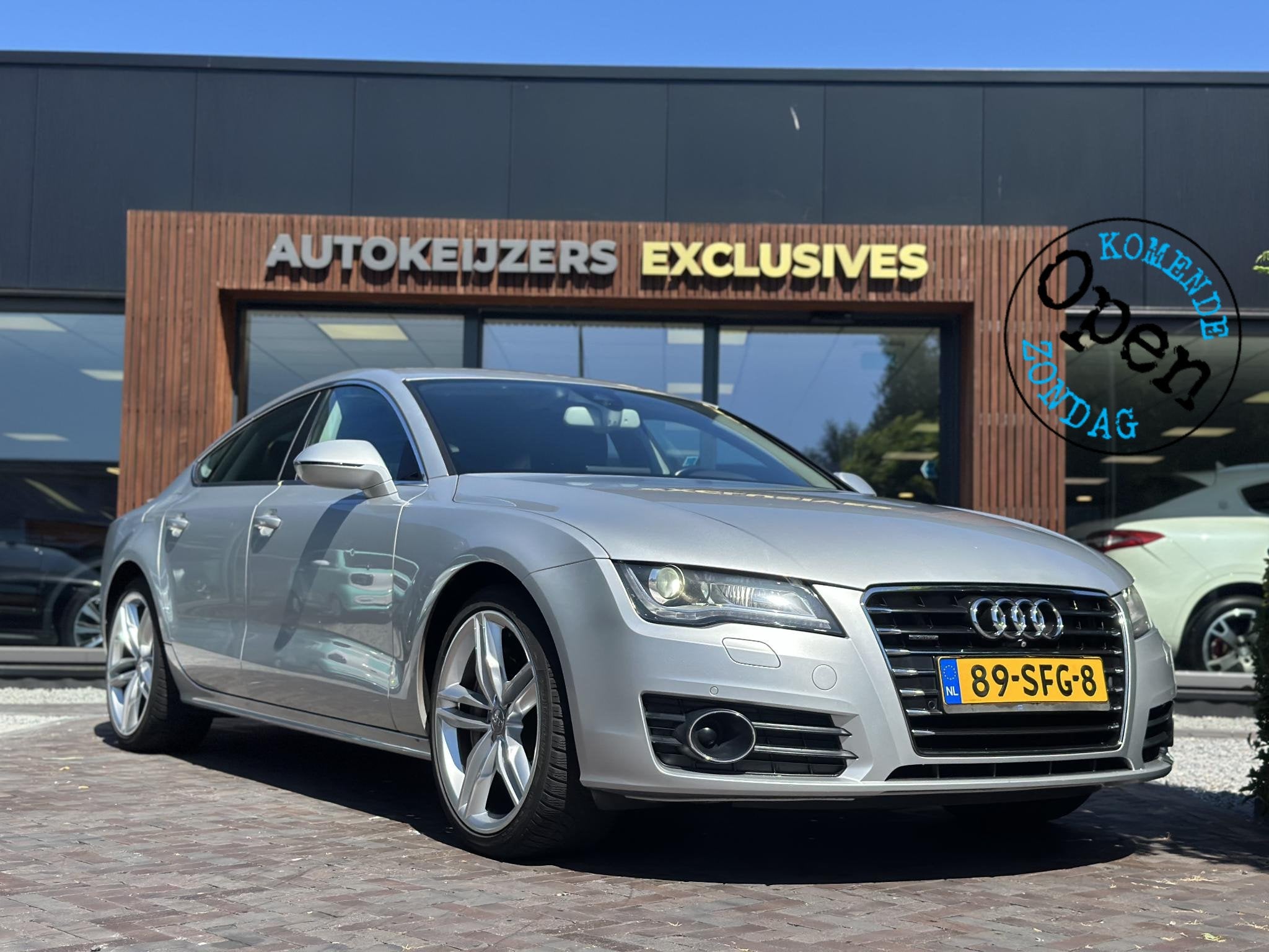 Audi A7 Sportback 3.0 TFSI quattro Pro Line plus BOSE Leer A, Auto's, Gebruikt, Zwart, 2995 cc, 4 stoelen