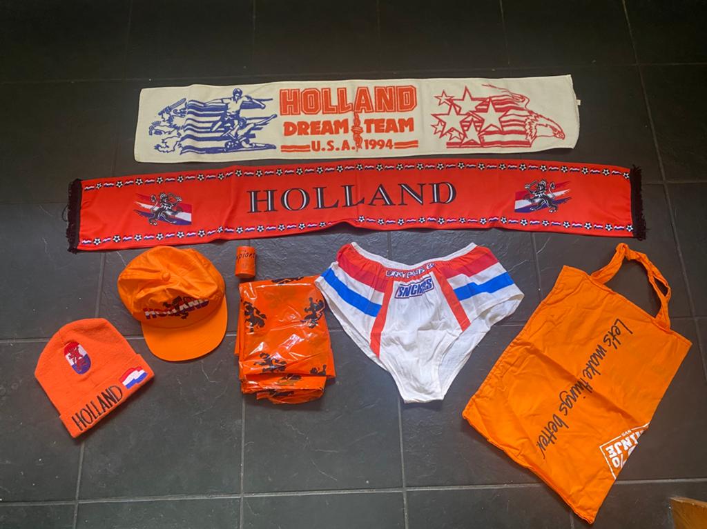 Oranje voetbal support artikelen, Ophalen of Verzenden, Zo goed als nieuw, Buitenlandse clubs, Overige typen