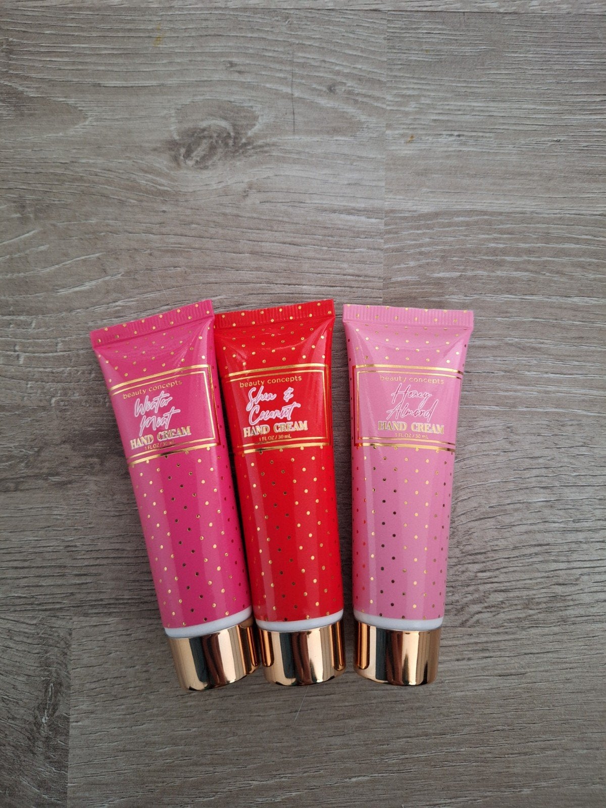 3x Beauty concepts handcream 30 ml, Ophalen of Verzenden, Nieuw, Overige typen