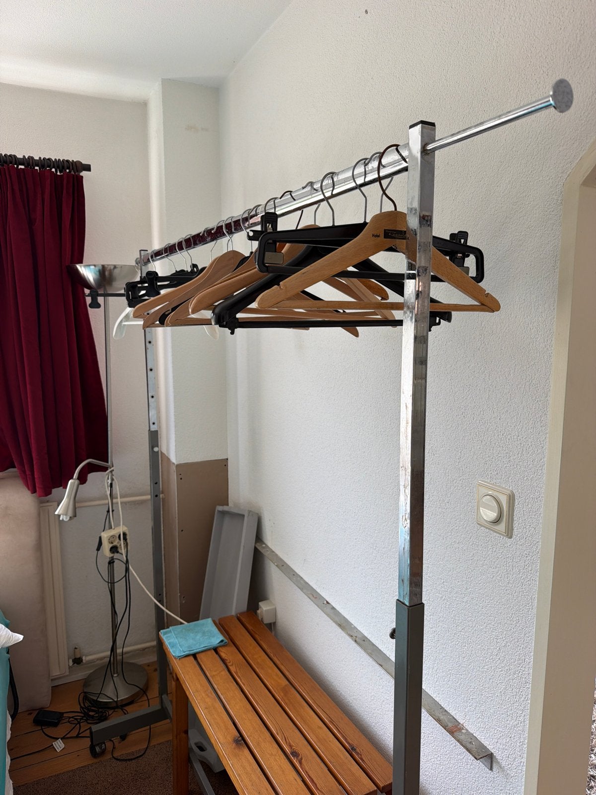 Verrijdbaar kledingrek, Kleding | Dames, Kledingrekken, Gebruikt, Met wielen, Ophalen