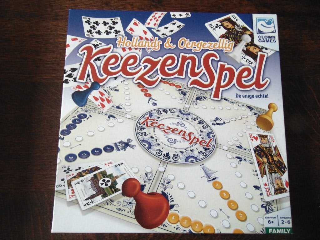 Keezenspel Van Clown Games Speelbord Tweezijdig, Een of twee spelers, Ophalen of Verzenden, Zo goed als nieuw, Clown Games