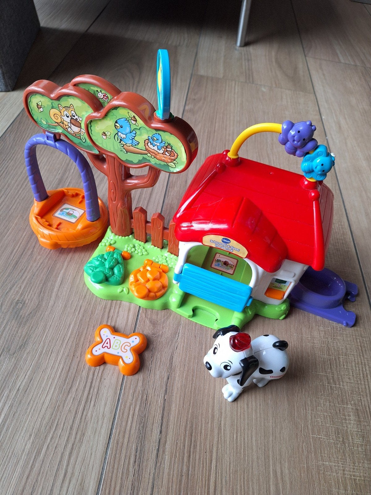 Vtech Zoef Zoef Dieren Schommel & Speel Hondenhok, Ophalen of Verzenden, Zo goed als nieuw, 2 tot 4 jaar