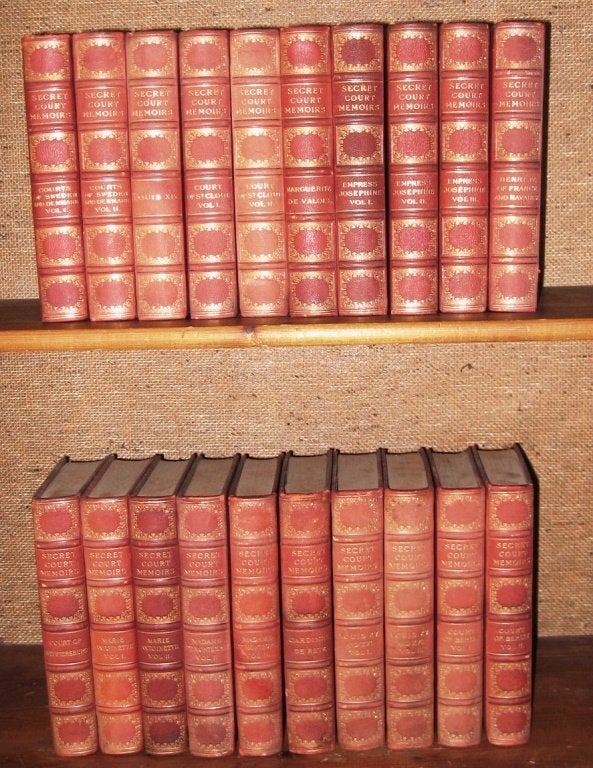 Secret Court Memoirs c. 1900 De Luxe Set (1/1000) 20 Volumes, Antiek en Kunst, Antiek | Boeken en Bijbels, Ophalen