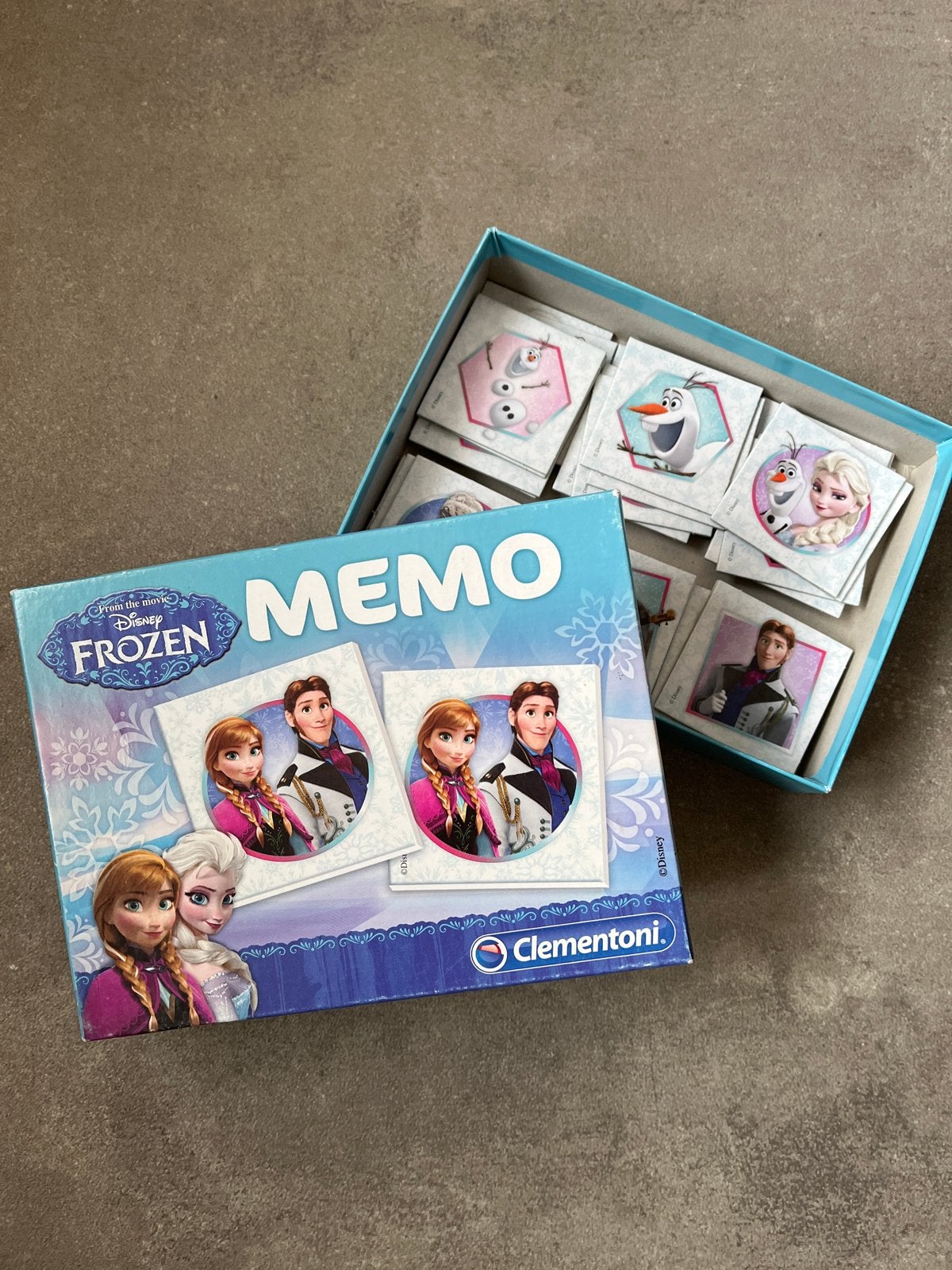 Disney Frozen memory spel - compleet, Een of twee spelers, Ophalen of Verzenden, Gebruikt