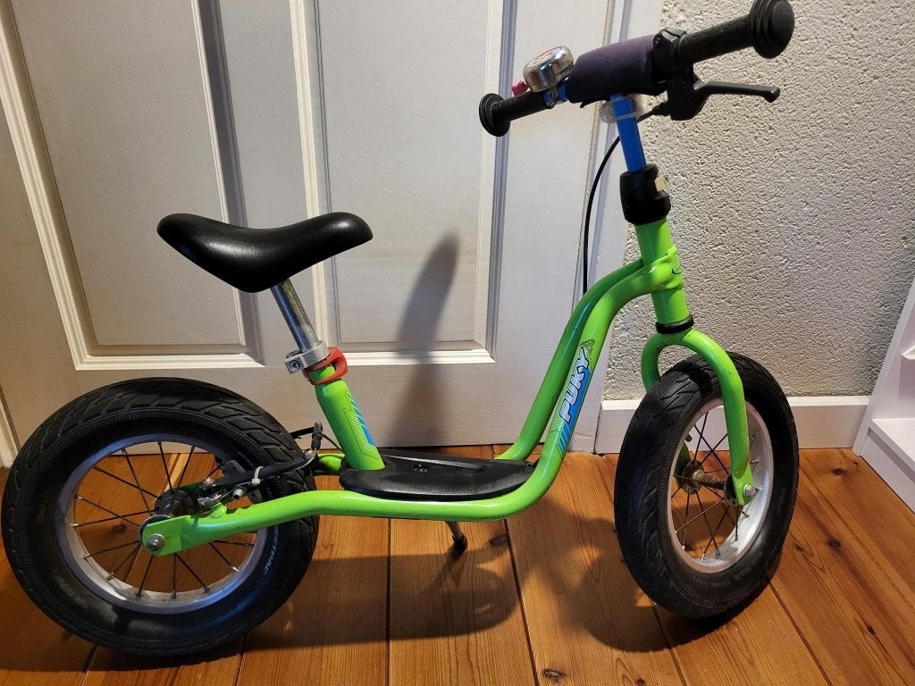 Puky loopfiets kinderfiets fiets fietsje groen, Ophalen, Gebruikt, Minder dan 16 inch, Puky