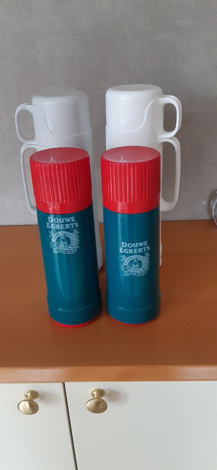4 Thermoskannen., Ophalen, Glas, Overige stijlen